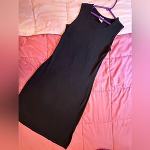 EUC Old Navy XS Black Rayon Dress